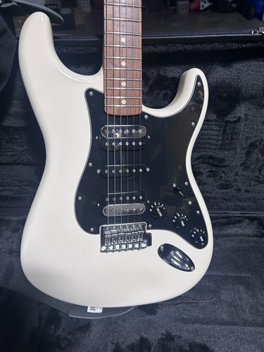 Fender stratocaster with new - with,
