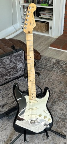 Fender usa strat - fender, black