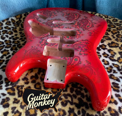 Paisley stratocaster hsh - paisley, alder