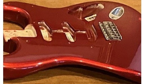 2018 red fender stratocaster - 2018,