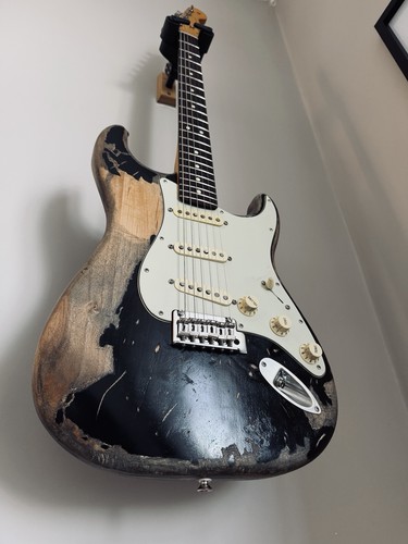 Fender stratocaster jm blk1 - -,