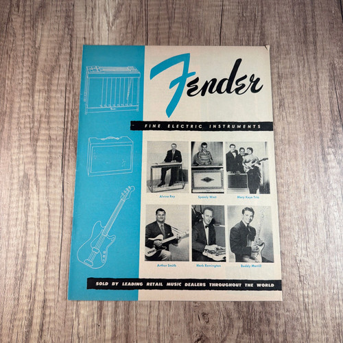 1957 fender catalog original - fender,
